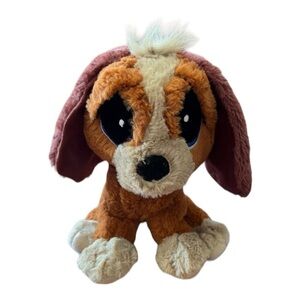 Six Flags TX Puppy Dog Plush Stuffed Animal Floppy Ears‎ 10 Inch